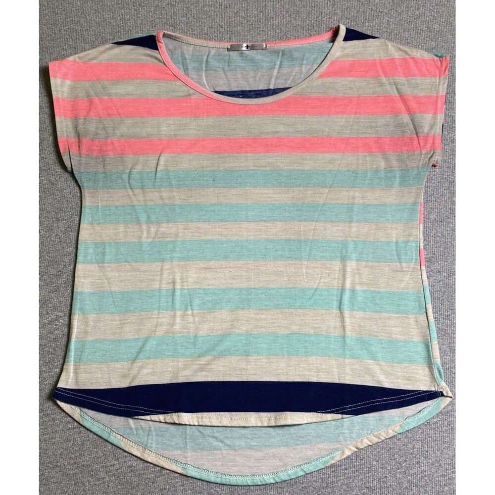 Blu Planet Multicolor T-shirt Sz M